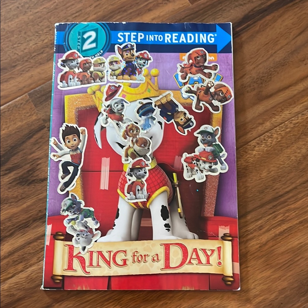 Paw Patrol 'King for a Day' Sticker Book - Red and Gold